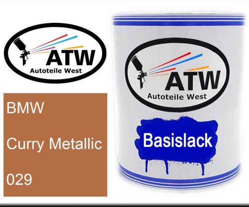 BMW, Curry Metallic, 029: 1L Lackdose, von ATW Autoteile West.